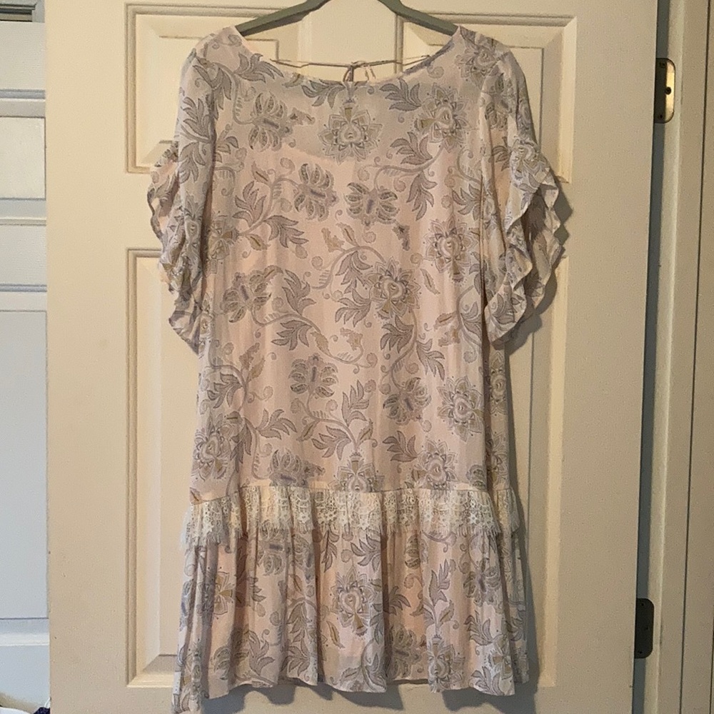 Loft Pink Paisley dress